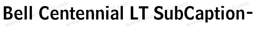 Bell Centennial LT SubCaption字体转换